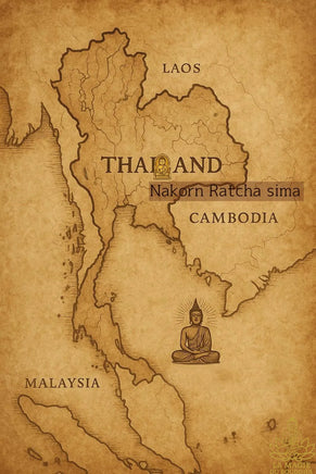 Rare et puissante amulette crâne Mae Hong Prai - Vénérable Luang Phor Somchai du Wat Dan Guien # 850 Magic of the Buddha