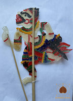 Marionnettes de théâtre d’ombre Nang Talung – Artisanat thaïlandais traditionnel # 754