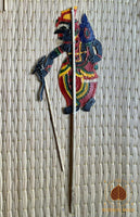 Marionnettes de théâtre d’ombre Nang Talung – Artisanat thaïlandais traditionnel # 754