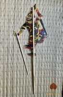 Marionnettes de théâtre d’ombre Nang Talung – Artisanat thaïlandais traditionnel # 754