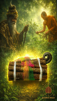 Fagot sacré de neuf bois magiques thaï Mae Mongkon (fortune, protection et réussite) # 723