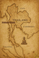 Tablette votive peinte du Bouddha Luang Phor Sothorn du Wat Pheut Nimit (première édition) # 861