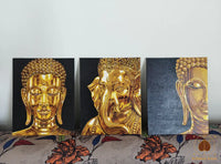 Peintures originales de Lyn – Bouddha et Ganesh – Pièces uniques Magic of the Buddha