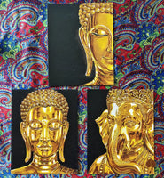 Peintures originales de Lyn – Bouddha et Ganesh – Pièces uniques Magic of the Buddha
