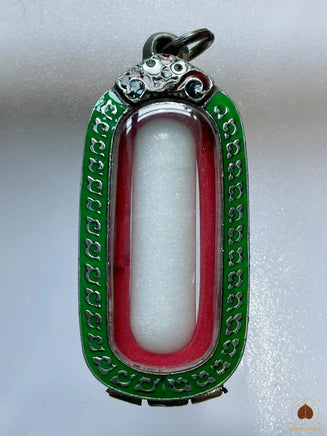 🔮 Pendentif Lingam Ye Ming Zhu en pierre sacrée chinoise fluorescente bleue # 833 Magic of the Buddha