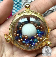 Pierres reliques "dent du Bouddha" et perles sacrées Sarira. #217