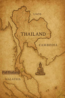 Puissante baguette de consécration Mae Kru Phra Phrom alchimique - Très Vénérable Pothan Phong #686