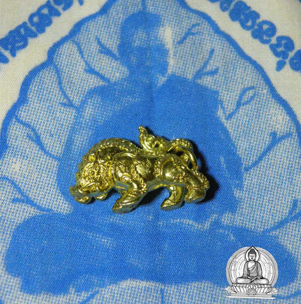 Amulette Thaï sanglier sacré Phaya Moo Thong Deng - Wat Bang Phra (temple du Très Vénérable LP Pern) # 17 - Magic of the Buddha