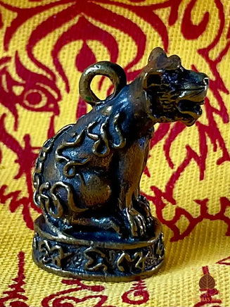 🐯 Amulette Tigre Phaya Seuar Roon Mang Mee Tawee Sap - Vénérable Luang Phor Luea du Wat Tha Mai Nuea # 835 Magic of the Buddha