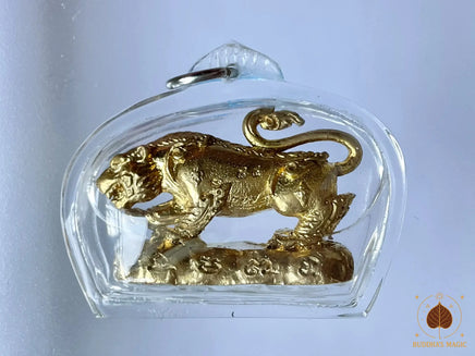 🐯 Amulette tigre Phayak Khao Burapha - Très Vénérable Luang Phor Boonma Chotithammo # 840 Magic of the Buddha