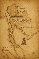 Amulette Phra Phong Pang Om Baht – Très Vénérable Phra Ajarn Sarmlit (Wat Palakrad, années 80) # 589