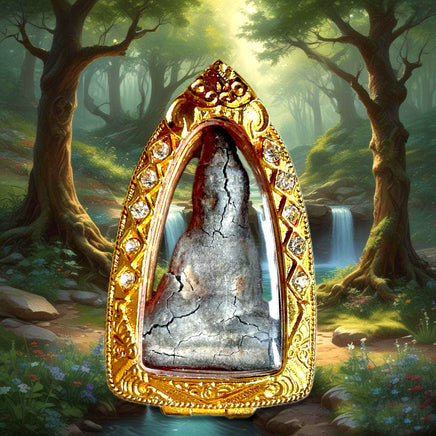 Phra Gribua - amulette Thai de santé pour eau bénie de guérison. # 568 Magic of the Buddha