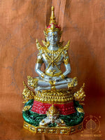 Statue du Bouddha d'emeraude Phra Kaew Morakot - Très Vénérable LP Dooh (1987) # 651