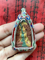 Multicolored Phra Khunpen Charm Amulet – Venerable Phrakru Sophon Thamwichit. #579
