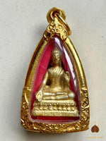 Phra Kling amulet of the Buddha in the teaching mudra – Wat Sri Sathong (late 1990s) # 616