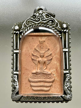 Amulette Phra Naphok bénie par Luang Phor Niew (Wat Thong Khayang, Suphanburi) # 596