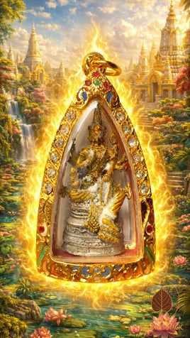 Phra Phrom Brahma Amulet – Most Venerable Luang Phor Dooh of Wat Sakai #741