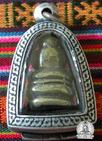 Alchemical amulet of the protective Buddha Phra Pidta - Wat Huae Jorakei. #62