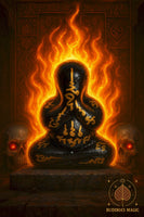 Statuette Phra Pidta Neuar Wan Roe Phong Tabai Phong Lek Namphi – Phra Ajarn Waen, Wat Saphan Soong # 637