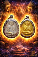 Amulette protectrice Phra Pidta Jumbo Roon Plodnee Song Traimas - Très Vénérable Luang Phor Path du Wat Huay Duan # 847 Magic of the Buddha