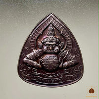 Phra Rahu Amulet in Alchemical Loh Dam Alloy - Wat Phanang Choen # 864