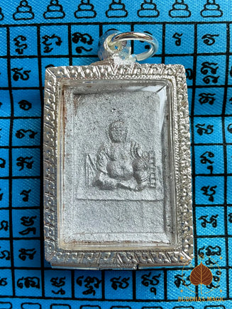 Amulette Phra Somdej Pok Deng et Phra Sanghajai Natchaléti – Luang Phor Phina (Wat Sanom Lao) # 672 Magic of the Buddha