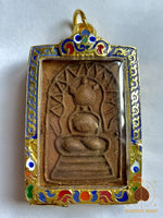 Rare amulette ancienne du Bouddha de fortune Phra Sanghajai - Très Vénérable LP Tae du Wat Sam Ngam. # 394 Magic of the Buddha