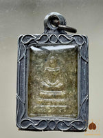 Phra Somdej in Green Crystals – Phra Ajarn Chalo (Wat Saphan Thai Norasing) #599