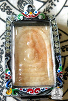 Rare Phra Somdej amulet in Hin Phratat relic stone - Wat Phracha Satatham. #79
