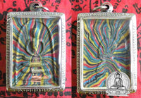 Amulettes Thaï Phra Somdej multicolores - Wat Pikul Thong (Temple du Très Vénérable LP Pae) # 133 - Magic of the Buddha
