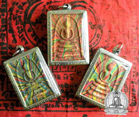 Amulettes Thaï Phra Somdej multicolores - Wat Pikul Thong (Temple du Très Vénérable LP Pae) # 133