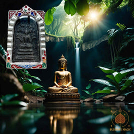 Amulette Phra Somdej de Fortune – Luang Phor Phromma (Wat Hin Panang Koi, Ubon Ratchathani) # 604