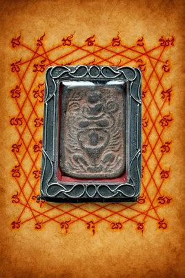 Amulette ancienne Phra Somdej Phaya Kruth – Wat Bang Nomkho – Luang Phor Parn # 602