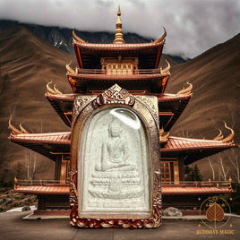 Amulette Phra Somdej Phraphrom Siri Wessuwan – Wat Bung Thong Lang (2002) # 618