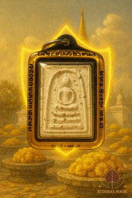 Rares amulettes Phra Somdej Pim Sanghati - Wat Bang Khun Prohm # 645