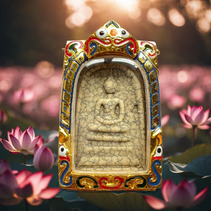 Amulette Thaï du Bouddha Phra Somdej - Wat Rakhang. # 343
