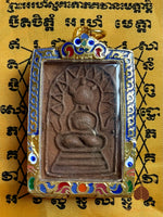 Rare amulette ancienne du Bouddha de fortune Phra Sanghajai - Très Vénérable LP Tae du Wat Sam Ngam. # 394 Magic of the Buddha