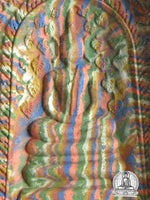Large rainbow Phra Somdej amulet - Wat Nok. #120