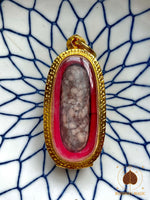 Amulette Shiva Lingam en pierre relique Hin Khao San des grottes sacrées de Khao Sam Roi Yot # 704