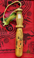 Pilon sacré Sak en bois de jacquier – talisman thaï ancien (~30 ans) # 691