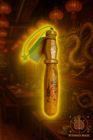 Pilon sacré Sak en bois de jacquier – talisman thaï ancien (~30 ans) # 691