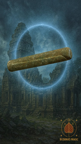 Takut antique en plomb sacré — Khata des fondations d’un temple cambodgien # 679