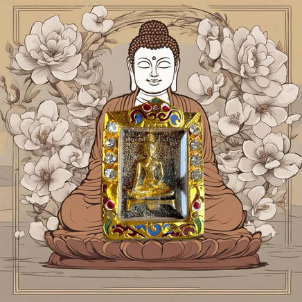 Amulette du Bouddha Phra Ratcha Nanthajan - Vénérable Luang Phor Sarmlit # 559 Magic of the Buddha
