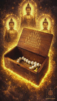 Ritual box for recharging and protecting amulets – Yant Mahamongkhön and Yant Gao Yot #809
