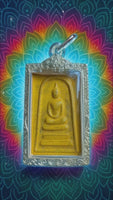 Amulet Phra Somdej Pok Deng and Phra Sanghajai Natchaléti – Luang Phor Phina (Wat Sanom Lao) # 672