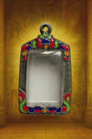 🕉 Reliquaire pour amulettes Phra Somdej – motifs polychromes artisanaux # 682