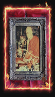 Cadre ancien consacré avec photo  miraculeuse du très vénérable Luang Phor Dooh (Wat Sakai) # 664