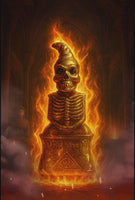 Phra Ngang squelette aux yeux bleu marine – Ajarn Nan Mahakaew (Cambodge) # 670