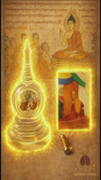 Lot de reliques du très vénérable Kruba In Intho (1902–2003) – Wat Kanthawas # 784
