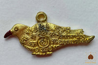 Amulette de fortune Oiseau Salika Pak Daeng - Très Vénérable LP Ruay # 866